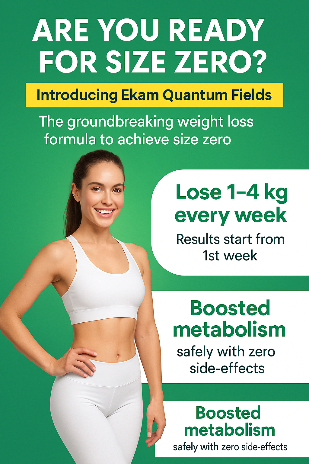 Size zero - weight loss